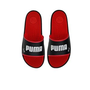 PUMA BLACK-PUMA WHITE-HIGH RISK RED