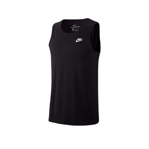 CAMISETA SIN MANGAS HOMBRE M NSW CLUB - TANK - BLACK/(WHITE), L