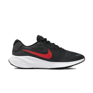 HOMBRE NIKE REVOLUTION 7 - BLACK/UNIV RED-WHITE, 11