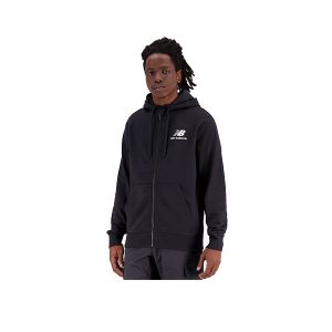 SUDADERAS CON GORRO HOMBRE ESSENTIALS STACKED LOGO FRENCH - BLACK(BK), M