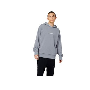 JACKET HOMBRE NB ESSENTIALS FLEECE HOODIE - GUNMETAL, M