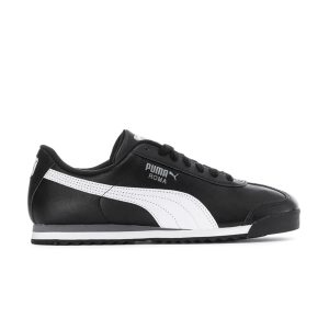 HOMBRE ROMA BASIC - BLACK-WHITE-PUMA SILVER, 9