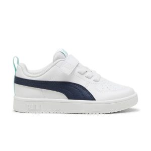 PRESCHOOL PUMA RICKIE AC+ PS - PUMA WHITE CLUB NAVY MINT, 2.5