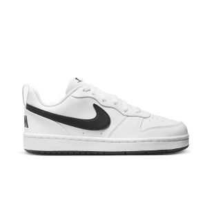 JR COURT BOROUGH LOW RECRAFT BG - WHITE/BLACK, 6.5