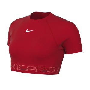 CAMISETA MANGA CORTA MUJER W NP DF SS CROP TOP TT GX