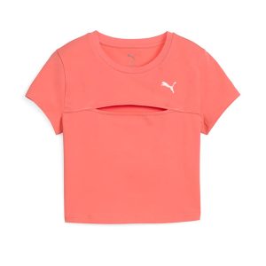 CAMISETA MANGA CORTA MUJER WARDROBE ESS CUT OUT BABY TEE