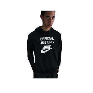 SUDADERAS CON GORRO HOMBRE M NK CLUB FT HOODIE OFFICIAL - BLACK/BLACK/(WHITE), S