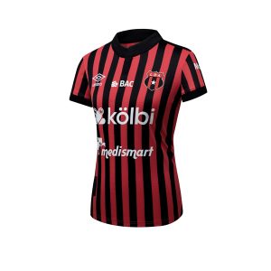 CAMISETA MANGA CORTA MUJER CAM CASA 25 PM ROJO Y NEGRA