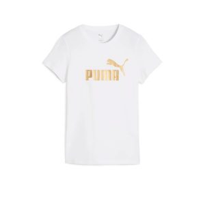 CAMISETA MANGA CORTA MUJER ESS METALLIC NO. 1 LOGO TEE W