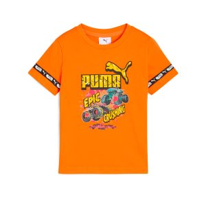 CAMISETA MANGA CORTA JR PUMA X HOT WHEELS GRAPHIC TEE