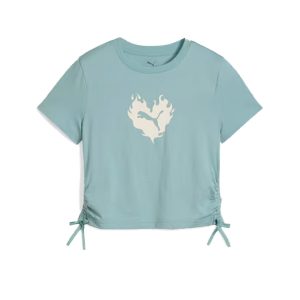 CAMISETA MANGA CORTA JR FLAMING LOVE KNOTTED TEE G