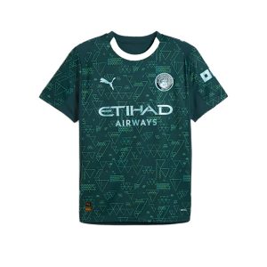 CAMISETA MANGA CORTA HOMBRE MCFC 4TH JERSEY REPLICA