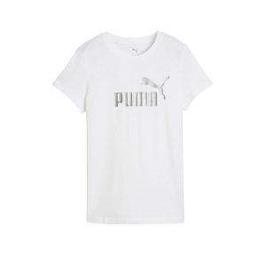 CAMISETA MANGA CORTA MUJER ESS METALLIC NO. 1 LOGO TEE W