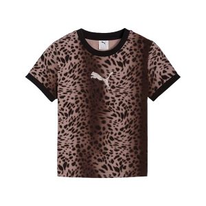 CAMISETA MANGA CORTA MUJER ESS GRAPHICS LEO LUXE BEDAZZLE
