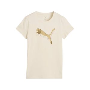 CAMISETA MANGA CORTA MUJER ESS METALLIC PUMA LOGO TEE W