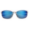 GLOSS CLEAR CRYSTAL/GREEN MIRROR POLARIZED