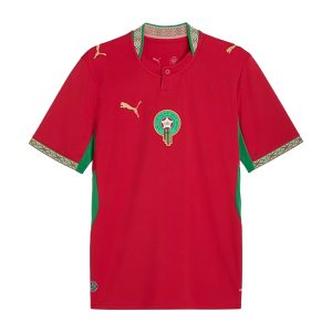 CAMISETA MANGA CORTA HOMBRE MOROCCO HOME JERSEY REPLICA /